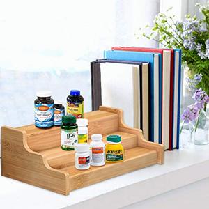 Wholesale 3-Tier Expandable Standing Spice <b>Storage</b> Rack Box OEM ODM Custom Logo <b>Kitchen</b> Cabinet Pantry Cupboard Seasoning - Product Image 1