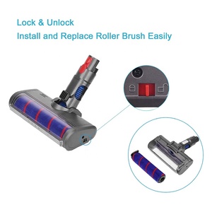 <span class=keywords><strong>Brosse</strong></span> électrique d'aspirateur de poussière de lumière LED de <span class=keywords><strong>laser</strong></span> de plancher de tapis pour Dy V7 V8 V10 V11 V15 pièces d'accessoire de tête d'outil - Product Image 2