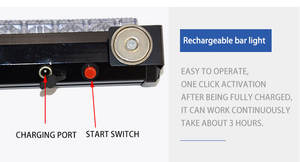 Lange schlanke Not licht leiste in Blau & Rot Verkehrs warn produkt für Krankenwagen-Blitzlichter - Product Image 5