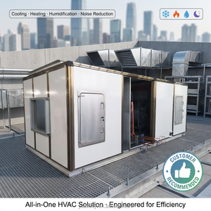 เครื่องปรับอากาศอุตสาหกรรม YESNCER สำหรับระบบ HVAC ที่มีอัตราการไหลของลมสูง ได้รับการรับรองมาตรฐาน CE จากผู้ผลิต พร้อมระบบทำความเย็นและความร้อนอย่างมีประสิทธิภาพ - Product Image 2