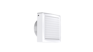 Nuvo200 AXF 200E Wall Mounted <b>Ventilation</b> Exhaust <b>Fan</b> with Automatic Shutter and Round Air Outlet for Bathroom Kitchen - Product Image 3