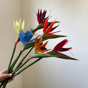 Fleur artificielle de qualité supérieure en latex, oiseau de paradis, décoration douce pour la <span class=keywords><strong>maison</strong></span>, fleurs de haute qualité - Product Image 1
