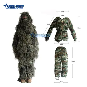 Zennison-Fabrik Jalousien Kleidung Herren Waldland Ghillie-Anzug Tarnung Ghillie-Anzug