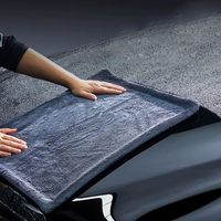 Serviette de préparation de surface double face en microfibre épaisse 1200 g/m² sans peluches, séchage rapide, pour fabricants OEM