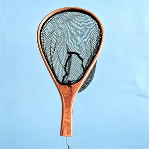 Épuisette de pêche en bois pour micro-objets, filet de pêche pour la pêche à la mouche en ruisseau <span class=keywords><strong>Ma</strong></span> <span class=keywords><strong>Kou</strong></span>, épuisette à main portable pour la capture de petits poissons - Product Image 6