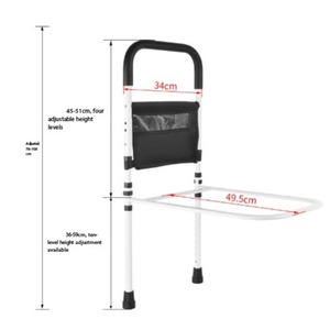 2025LY Adjustable Direct Medical Bed Rails Comfortable Plastic Safety Handle Guard for Elderly Adults Modern Bed Assist Get Bed - Product Image 1