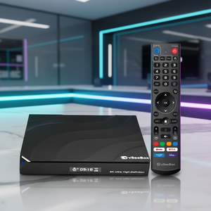 Meilleur service, vente flash, Wifi6, Smart Android Vseebox V5 <span class=keywords><strong>Pro</strong></span>, puissant 8k, livraison gratuite, télécommande vocale - Product Image 1