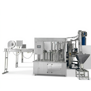 Machine de remplissage électrique automatique haute productivité pour bouteilles en plastique, 3600 bouteilles/heure, 250ml/500ml/1000ml, eau, boissons - Product Image 1