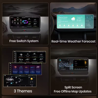 Autoradio Android 10.25 et 12.3 pouces double système 8 cœurs lecteur multimédia pour Audi Q5 2009-2017 Carplay écran tactile stéréo