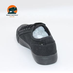 Rocky <span class=keywords><strong>Buffalo</strong></span>, zapatos de lona para mujer, cómodos zapatos de tela vaquera lavada, Zapatillas altas de mezclilla, zapatos deportivos vulcanizados con cordones - Product Image 2