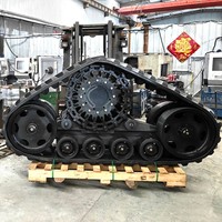 Kit de conversion de chenilles en caoutchouc Juexin de qualité supérieure pour moissonneuses-batteuses et tracteurs agricoles