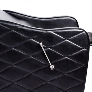 All Black <span class=keywords><strong>Plaid</strong></span> Design Hair Salon Equipment Lay Down Champú <span class=keywords><strong>Cama</strong></span> Lavado de cabello Champú Tazón y silla - Product Image 6