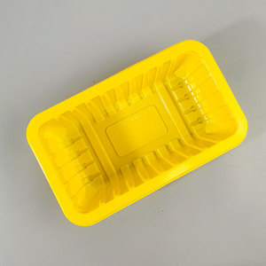 Boîte d'emballage pour viande jaune M.A.P Zeqiu, contenants jetables pour la conservation des aliments frais, emballage gonflable pour viande réfrigérée, chewing-gum, sushi - Product Image 6