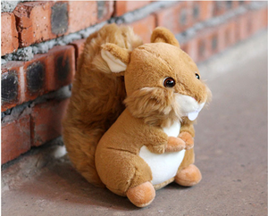 Peluche Realistico di Scoiattolo Marrone, Regalo per Bambini, Giocattolo Personalizzato di Animale della Foresta - Product Image 2