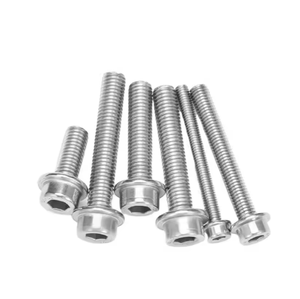 Vite a testa esagonale incassata con flangia completa in acciaio inossidabile metrico DIN251 G4053, grado 10.9 12.9, finitura zincata/lucida JETE - Product Image 4