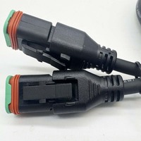 موصلات DT DTP 2 ألمانية ذكر وأنثى معزولة بالـ PVC بتصنيف IP66 لتوصيلات إضاءة LED للعمل/الاستبدال