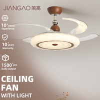 Abat-jour de plafond rétractable en noyer pour éclairage commercial, lampe durable pour chaînes de restaurants et gîtes, commande en gros