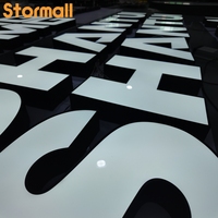 Enseigne 3D à lettres canal, signalétique 3D, panneau lumineux LED, panneau logo de marque, fabricant d'enseignes LED pour magasins, supermarchés, restaurants