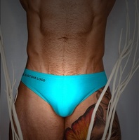 Boxers courts en bambou personnalisés 2022, mini, sans couture, sexy, sous-vêtements pour hommes, photos de pénis masculins