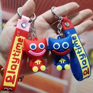 Venta al por mayor personalizado 3D PVC llavero de goma suave silicona llaveros dibujos animados Anime Poppy Playtime llavero Accesorios - Product Image 2
