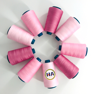 Chủ đề nhà máy của chúng tôi 20 năm kinh nghiệm giá tốt màu hồng <span class=keywords><strong>Polyester</strong></span> Spun sợi - Product Image 6