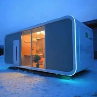 Nouvelle Collection 2026 – Cabine Mobile de Luxe 20ft 40ft – Maison Préfabriquée Conteneurisée Moderne de Haute Qualité – Pod Cabine Apple à Structure en Acier