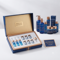 Kit de Soins Cutanés au Peptide de Cuivre Fermenté GHK-Cu Niacinamide Céramide Collagène Hydratant Lissant Raffermissant OEM ODM