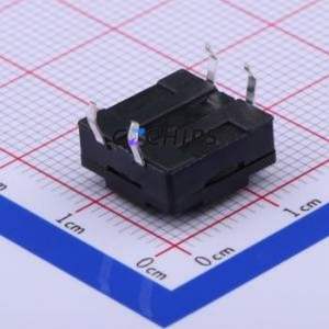 TC-FS1212D-C-E Tactile Switch Through hole-4P,12x12mm Switch Single Pole Single Throw Round Button 2.6N Through Hole - Product Image 2