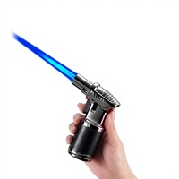 Chalumeau de soudage à jet, coupe-vent, rechargeable au butane, 1300 ° Outil industriel de réparation par soudage à haute température avec grand réservoir
