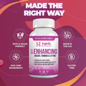 OEM/ODM Private Label <b>Butt</b> Booster <b>Enhancement</b> Firming and <b>Butt</b> Booty <b>Enhancing</b> Capsules - Product Image 5