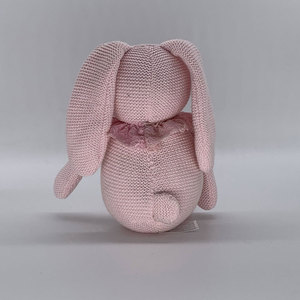 Superhéroe Pascua Cuddly Big Head Doll Pink Cream Xmas <span class=keywords><strong>Bugs</strong></span> Venta caliente Conejo de <span class=keywords><strong>peluche</strong></span> Juguete suave Bolsa de conejito para bebé Algodón PP - Product Image 4