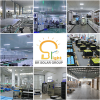 BR SOLAR Baterai Surya Komersial Kapasitas Tinggi 51.2V 300Ah LiFePO4 Baterai Lithium Tipe Lantai 5000 Siklus untuk Kantor