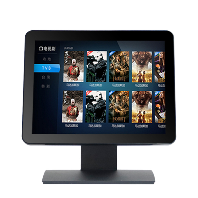 Touchscreen 15 Inch Touch Monitor Supermarket Cafe Use 15 Inch LCD Capacitive POS System  Touchscreen Monitor