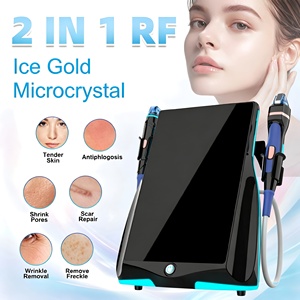 Station de Traitement Cutané Professionnelle Plaquée Or : Machine d'Infusion Thermique Intelligente pour la Lissage des Surfaces et le Suivi des Pores - Product Image 2