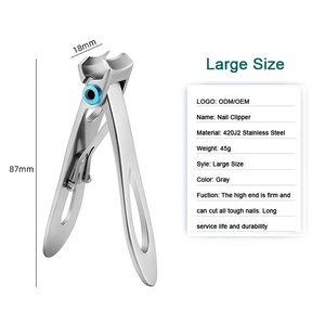 <span class=keywords><strong>Coupe</strong></span>-ongles professionnel très large avec mâchoires, 50 pièces, meilleur <span class=keywords><strong>prix</strong></span>, avec ouverture, épais - Product Image 4