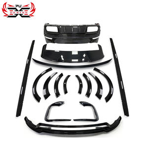 Kit carrosserie PU-Design en fibre de carbone sèche, comprenant lèvre avant, jupes latérales, diffuseur arrière et aileron, pour Land <span class=keywords><strong>Rover</strong></span> <span class=keywords><strong>Range</strong></span> <span class=keywords><strong>Rover</strong></span> Sport 2023+ style Z - Product Image 4