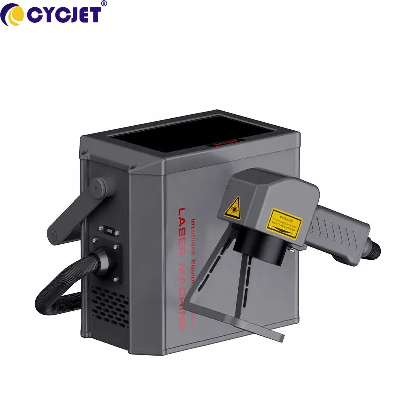 CYCJET M20 Portable Handheld Laser Marking Machine for QR Code Engraving on Truck Tires
