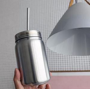 Custom 500ml <strong>Mason</strong> <strong>Jar</strong> Stainless Steel <strong>Tumbler</strong> Cups <strong>Mason</strong> <strong>Jar</strong> - Product Image 6