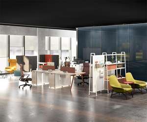 E0 MFC Bibliothèque de rangement autoportante moderne avec compartiments ouverts et épaisseur de 25 mm pour le bureau à domicile et l'affichage au bureau - Product Image 5