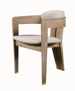 Chaise de salle à manger en bois massif de style nordique et chaise à dossier de style maison - Product Image 2