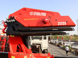 Logistik Seehafen Verwenden Sie einen hydraulischen Hochleistungs-LKW-Kran mit 50 Tonnen und 60 Tonnen Achsschenkel kran und drahtloser Fernbedienung - Product Image 5