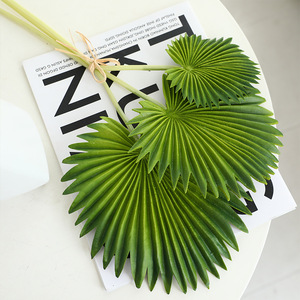 Lot de plantes vertes artificielles, feuilles de Monstera, feuilles de lotus, <span class=keywords><strong>série</strong></span> pour la décoration de la maison de style nordique, arrangement paysager en pot - Product Image 1