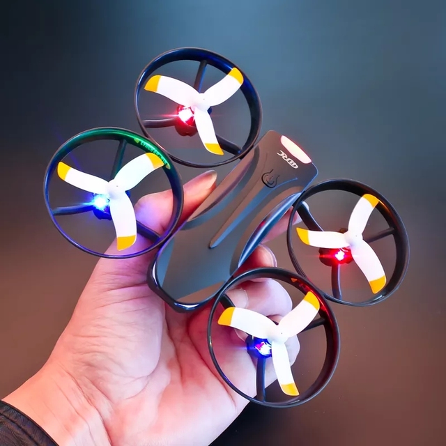 Newly 4DRC V16 Mini Drone with 4k hd Aerial Camera Professional Remote Control Aircraft Colorful Lights Drone Toy Gift