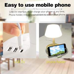 Lámpara de Mesa LED Moderna con Forma de Hongo, Base E26, Multifuncional, Decorativa, para Lectura Nocturna, Venta al Por Mayor - Product Image 4