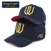 Topi Baseball Pria Bordir 3D Berkualitas Tinggi 100% Katun, Pinggiran Melengkung 5 Panel, Gorras Olahraga