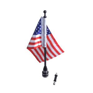 Goldfire asta bandiera <span class=keywords><strong>Moto</strong></span> a montaggio fisso portabagagli asta verticale bandiera per Harley Sportster XL1200 molte <span class=keywords><strong>Moto</strong></span> generiche - Product Image 3