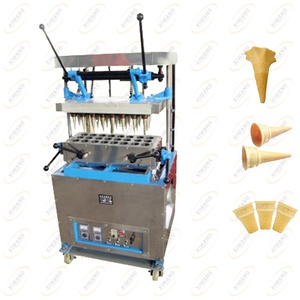 Machine populaire pour la fabrication de cornets de glace, de cornets à pizza et de coupelles à gaufres comestibles - Product Image 5