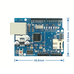 Cho w5100 mạng Ethernet lá chắn w5100 Ethernet Board mở rộng với SD khe cắm thẻ nhớ cho Arduino UNO MEGA2560 - Product Image 6