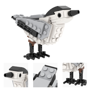 Juego de Bloques de Construcción para Niños, Juguete de Montar, Oriole Cardina, Jilguero, Golondrina, Kingfisher, Paridae - Product Image 2