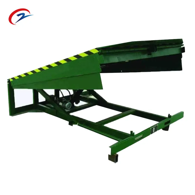 6-15t Movable Hydraulic movable loading ramp equipment of cargo loading and unloading with forklift factory direct sales